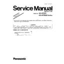 Panasonic KX-HTS32, KX-HTS824RU Service Manual / Supplement