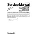 Panasonic KX-NS5171X, KX-NS5171SX, KX-NS5172X, KX-NS5172SX Service Manual / Supplement