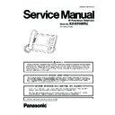 Panasonic KX-NT400RU Service Manual