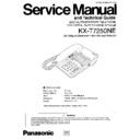 Panasonic KX-T7250NE Service Manual