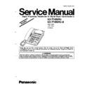 kx-t7450ru, kx-t7450ru-b simplified service manual