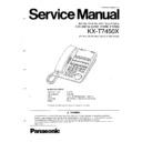 Panasonic KX-T7450X (serv.man3) Service Manual