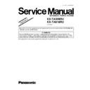 kx-ta308ru, kx-ta616ru service manual / supplement