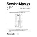 kx-td1232ru (serv.man2) simplified service manual