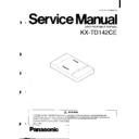 kx-td142ce (serv.man5) service manual