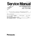 Panasonic KX-TD170X (serv.man2) Simplified Service Manual