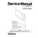 Panasonic KX-TD184X Service Manual