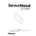 Panasonic KX-TD290CE (serv.man2) Service Manual