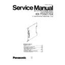 kx-td50175x service manual