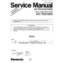 Panasonic KX-TD816BX (serv.man5) Service Manual Supplement
