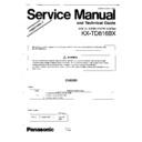 Panasonic KX-TD816BX (serv.man6) Service Manual Supplement