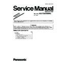 Panasonic KX-TDA100RU (serv.man5) Service Manual / Supplement