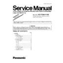 Panasonic KX-TDA1176X Service Manual / Supplement