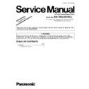 Panasonic KX-TDA3161XJ (serv.man3) Service Manual / Supplement