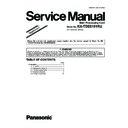 Panasonic KX-TDE6101RU (serv.man2) Service Manual Supplement
