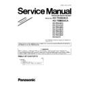 Panasonic KX-TES824CA, KX-TEM824CA Service Manual / Supplement