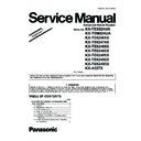 Panasonic KX-TES824UA, KX-TEM824UA, KX-TE82461X, KX-TE82474X, KX-TE82480X, KX-TE82483X, KX-TE82491X, KX-TE82492X, KX-TE82493X, KX-A227X Service Manual / Supplement