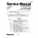 Panasonic KX-TVP100BX (serv.man2) Service Manual / Supplement