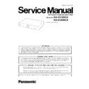 Panasonic KX-VC300CX, KX-VC600CX Service Manual