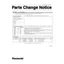 Panasonic CF-19C, CF-19D, CF-19E (serv.man2) Service Manual / Parts change notice