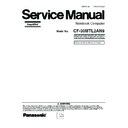Panasonic CF-30MTL2AN9 Simplified Service Manual