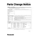 Panasonic CF-52 (serv.man6) Service Manual / Parts change notice