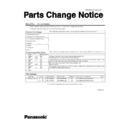 Panasonic CF-52 (serv.man8) Service Manual / Parts change notice