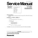 Panasonic CF-M34 Simplified Service Manual