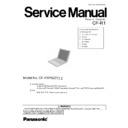 Panasonic CF-R1 Service Manual