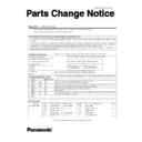Panasonic CF-T5 (serv.man2) Service Manual / Parts change notice