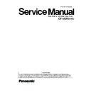 cf-vdr291u service manual