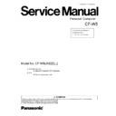 Panasonic CF-W5LWEZZBM Service Manual