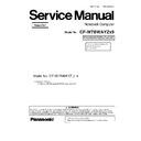 Panasonic CF-W7BWAYZS9 Simplified Service Manual