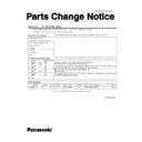 Panasonic CF-WEB184 (serv.man3) Service Manual / Parts change notice