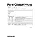 Panasonic CF-WEB184 (serv.man4) Service Manual / Parts change notice
