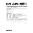 cf-web184 (serv.man5) service manual / parts change notice