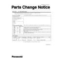 Panasonic CF-WEB184 (serv.man6) Service Manual / Parts change notice