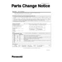 cf-y5 (serv.man7) service manual / parts change notice