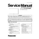 Panasonic TH-103VX200W Service Manual
