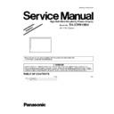 Panasonic TH-37PR11RH Simplified Service Manual