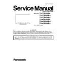 Panasonic TH-37PV80PA, TH-37PX80BA, TH-37PX80EA, TH-42PV80PA, TH-42PX80BA, TH-42PX80EA Service Manual
