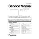 Panasonic TH-42PD12E Service Manual