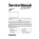 Panasonic TH-42PF11RK Service Manual / Other