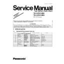 Panasonic TH-42PH10RK, TH-42PH10RS Simplified Service Manual