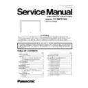Panasonic TH-42PH12U Service Manual