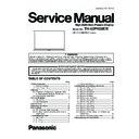Panasonic TH-42PH30ER Service Manual