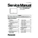th-42pr11eh service manual