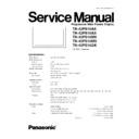 Panasonic TH-42PS10AK, TH-42PS10AS, TH-42PS10MK, TH-42PS10MS, TH-42PS10GK Service Manual