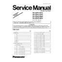 th-42py70fa, th-42py70pa, th-42pz70ba, th-42pz70ea simplified service manual