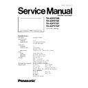 Panasonic TH-42PZ70B, TH-42PZ70E, TH-42PY70F, TH-42PY70P Service Manual